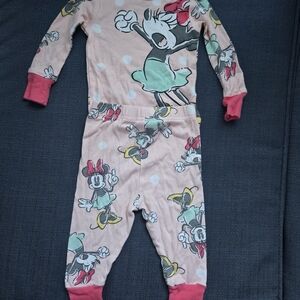 Minnie Mouse Pink and Red Kids One Piece